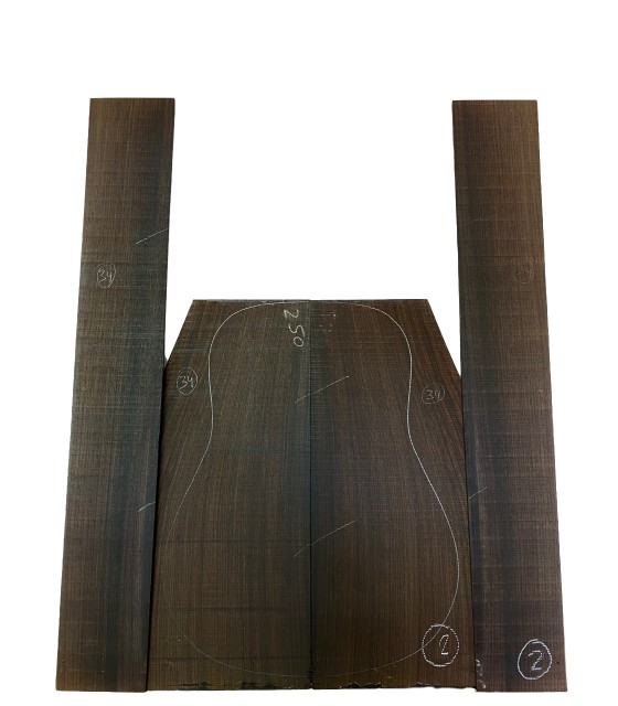 Indian Rosewood back and sides set 34