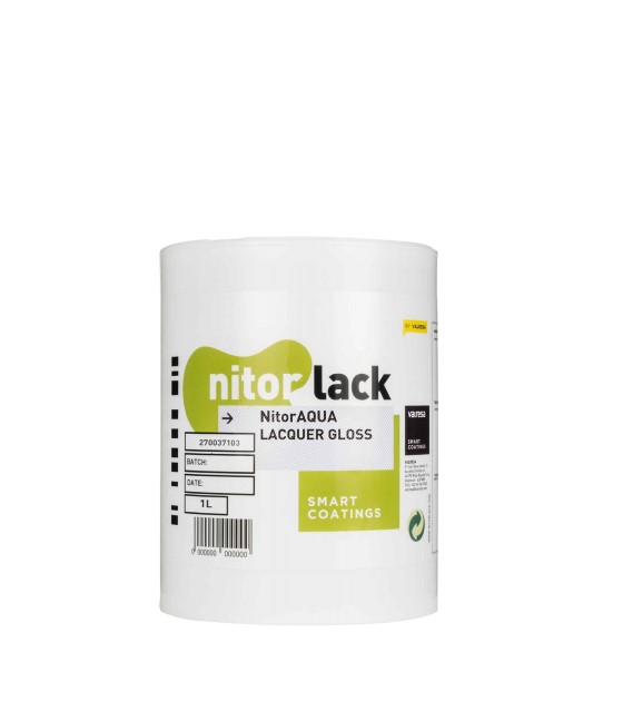 NitorAQUA lacquer gloss 1 liter
