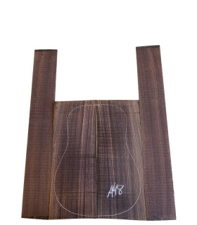 Dos et éclisses en palissandre indien set 48 pour guitare acoustique