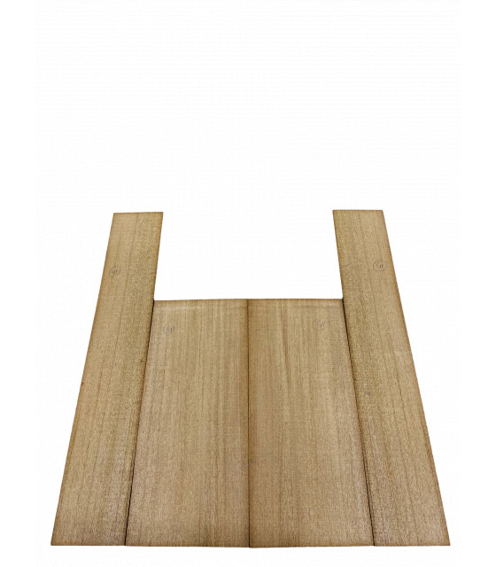 Hondouras mahogany back and sides set for acoustic guitar