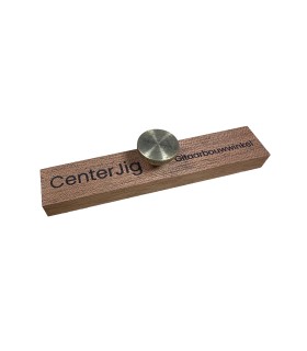 CenterJig du Gitaarbouwwinkel pour marquer le centre sur un morceau de bois