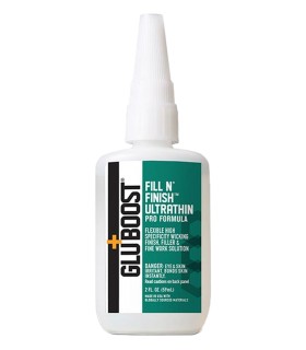 Gluboost Fill n’ Finish ultra thin finisher cyanoacrylic glue