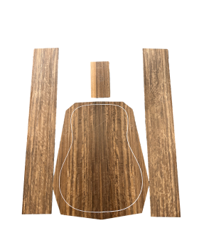 Eucalyptus back and sides set 71 for acoustic guitar.